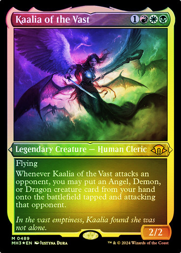 Carte Proxy Personnalisée Kaalia Of The Vast #01 Feuille D'aluminium - Art Alternatif Pour Magic: The Gathering - Non Officielle