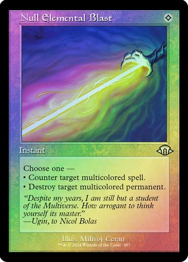 Null Elemental Blast (Retro Frame) | Modern Horizons 3