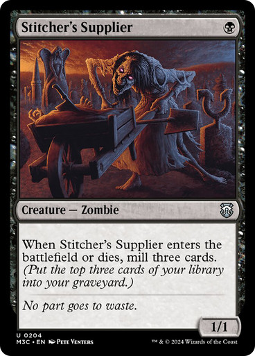 Stitcher's Supplier | Modern Horizons 3 Commander | Star
