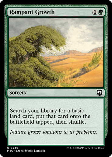 Rampant Growth//Life 蔓延//生命　【cold foil】 Rampant Growth | Modern Horizons 3 Commander | Star City Games