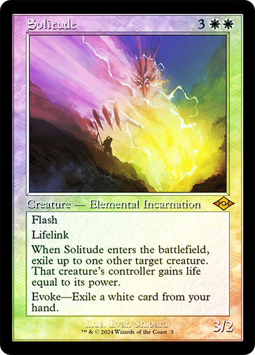Solitude 孤独 英語版 FOIL MTG MTG 孤独/Solitude SPG ボーダーレス 英語版テクスチャーFOIL