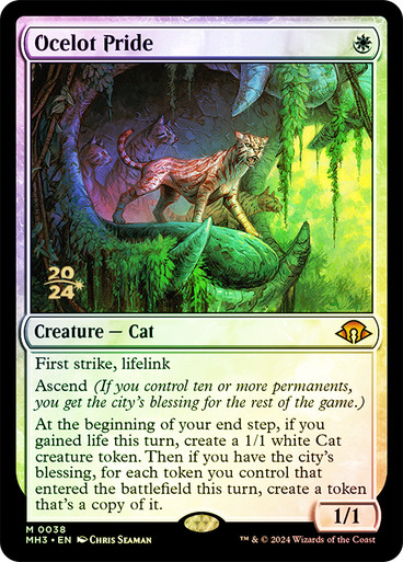 Ocelot Pride (Prerelease) (Modern Horizons 3) | Promo: Date