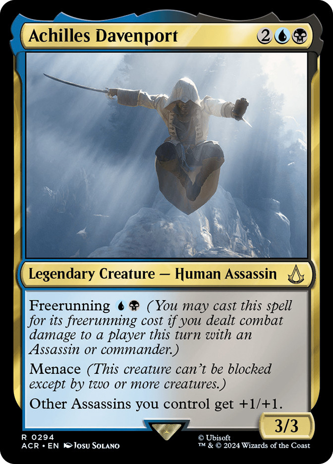 assassin's creed mtg card price Achilles Davenport - #294 Slip into the shadows with Assassins Creed Beyond Boosters and master the art of stealth assassin's creed mtg card Collecting