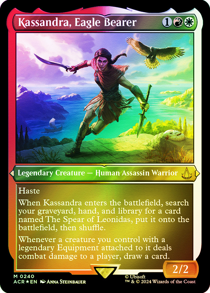 kassandra mtg card CGC 10 GEM MINT Kassandra, Eagle Bearer #0271 The Gathering Kassandra, Eagle Bearer - 240