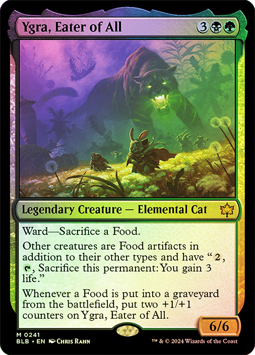 MTG FOIL Ygra, Eater of All - Bloomburrow #241 | eBay