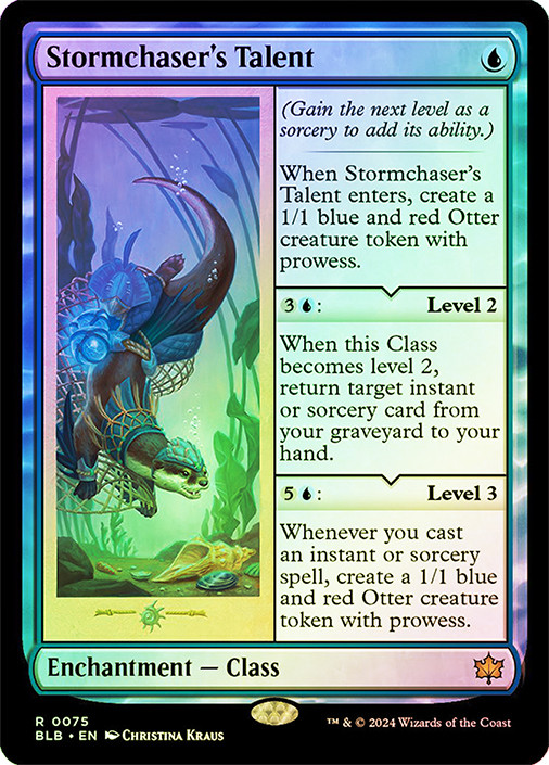 MTG嵐追いの才能Stormchaser's Talent BLB英FOIL3枚 StormchasersTalent__52771.