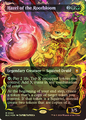 根花のヘイゼル レイズドfoil Hazel of the Rootbloom EX+](レイズドFOIL)根花のヘイゼル/Hazel of the Rootbloom