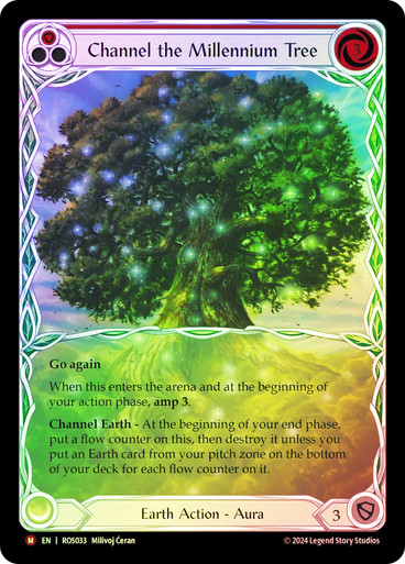 その他 Channel the Millennium Tree CF Runechant Channel the Millennium Tree cold foil promo pack Runechant