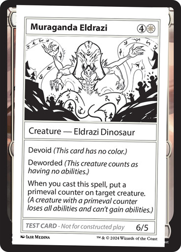 Muraganda Eldrazi | Mystery Booster - Test Cards (No Symbol