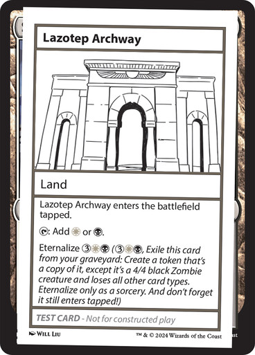 Lazotep Archway | Mystery Booster - Test Cards (No Symbol