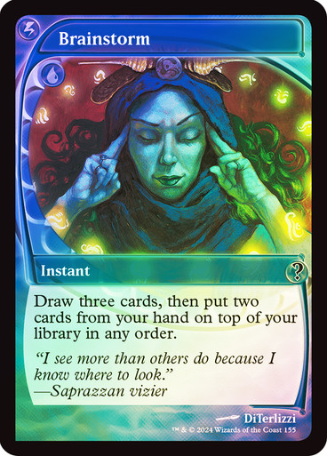 MTG Brainstorm [IvG] サインド 4枚セット Brainstorm__28448.1745602884.