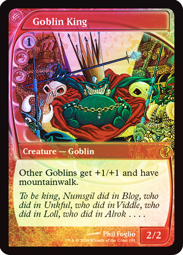 【PSA10】MTG 30th Goblin King 希少　旧枠 PSA10】MTG 30th Goblin King 希少 旧枠