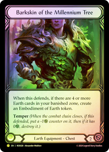 その他 FaB Barkskin of the Millennium Tree CF Barkskin of the Millennium Tree - Extended Art Cold Foil