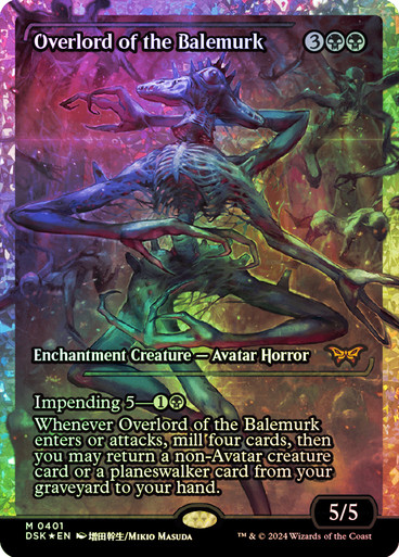 Overlord of the Balemurk (Showcase) (Fracture Foil