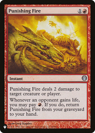 MTG Punishing Fire 3枚セット Punishing Fire | Mystery Booster / The List | Star City Games