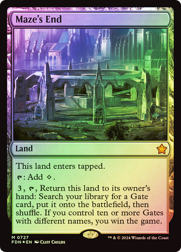 mtg maze's end commander deck | Dragon's Maze | Modern you win the game. Maze's End | Foundations |