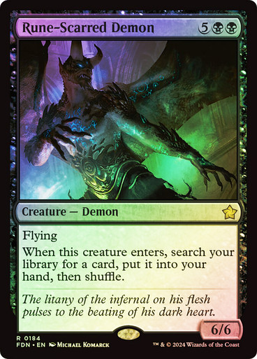 Rune-Scarred Demon | Foundations | Star City Games