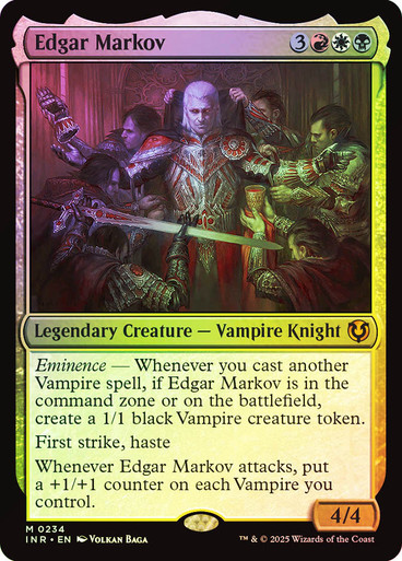 MTG 頂点捕食者、ガラク SDCC foil 希少 EDH Edgar Markov (Oversized) | Commander - Oversized - Japanese