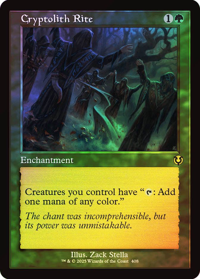 mtg cards like cryptolith rite MTG FOIL Cryptolith Rite Retro - Innistrad Remastered #408