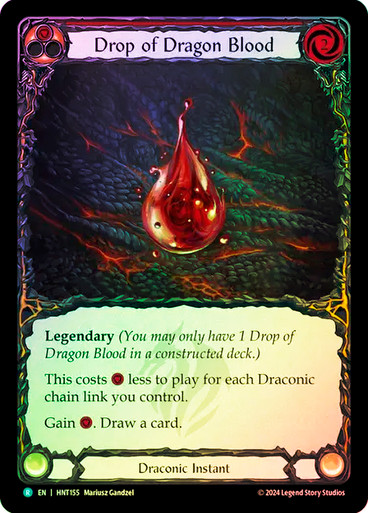 Art of the Dragon: Blood 竜の技：血 Cold Foil Art of the Dragon: Blood 竜の技：血 Cold Foil JA_HNT071-RF