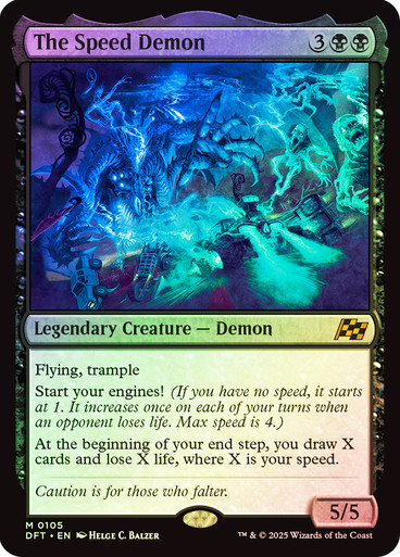 mtg best demon cards The Speed Demon | Aetherdrift