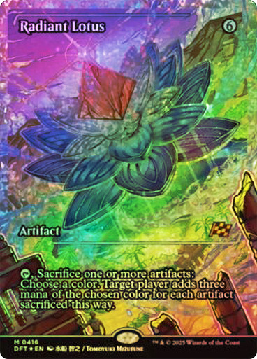 Radiant Lotus (Showcase) (Fracture Foil) | Aetherdrift