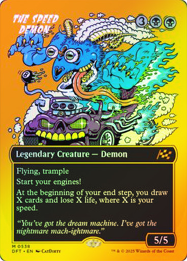 The Speed Demon (Borderless) (First Place Foil