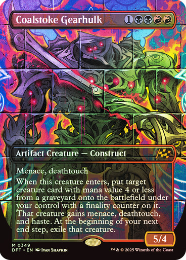 Coalstoke Gearhulk (Borderless) | Aetherdrift - Variants