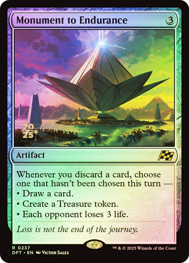 Monument to Endurance (Prerelease) (Aetherdrift) | Promo | Star