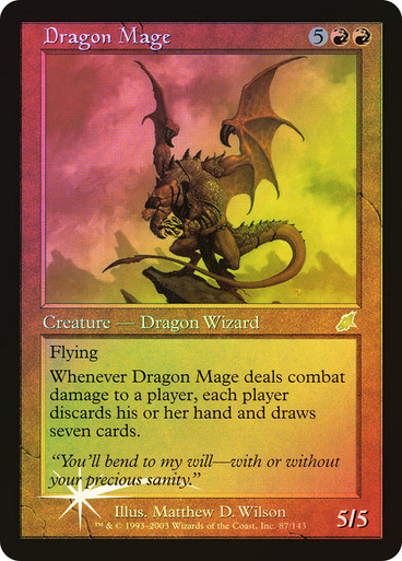 ドラゴン魔道士/Dragon Mage SCG英語foil DragonMage__43728.1651531200.
