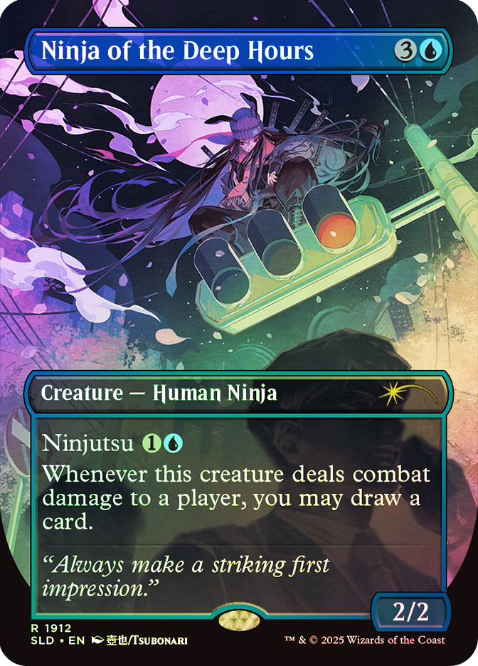 MTG/secret lair/foil 深き刻の忍者 MTG【Foil】深き刻の忍者/Ninja of the Deep Hours - メルカリ
