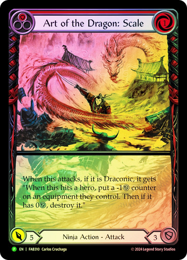 Art of the Dragon: Scale プロモ RF 1枚 FaB art-of-the-dragon-scale-