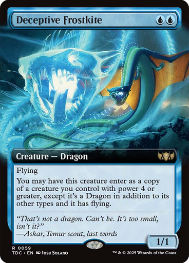 Deceptive Frostkite | Tarkir: Dragonstorm Commander | Star City Games