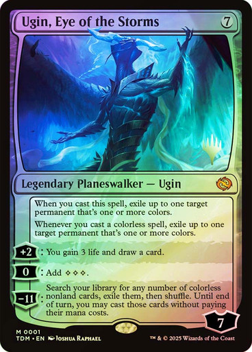 マジック：ザ・ギャザリング MTG Ugin, Eye of the Storms Non-foil Ugin, Eye of the Storms (Promo Pack) (Tarkir: Dragonstorm
