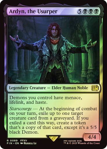 mtg final fantasy ardyn Ardyn, the Usurper [524] [Borderless] [Character] [FINAL FANTASY] [Surge Foil]  Face to Face Games (Activate only if this creature attacked this turn and only once each turn.) Ardyn, the Usurper | FINAL
