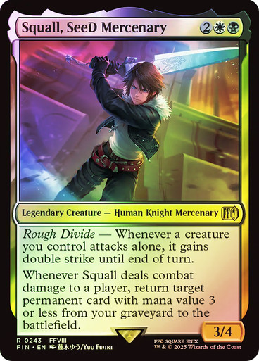 squall final fantasy mtg PSA GEM MT 10 Squall[Magic The Gathering Final Fantasy] main image 0