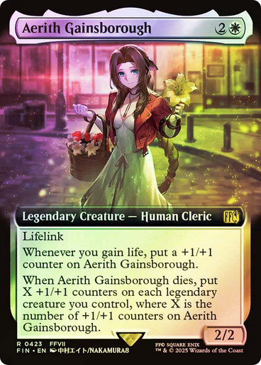 最後の古代種、エアリス　拡張Foil FOIL)(フルアート)最後の古代種エアリス/Aerith, Last Ancient