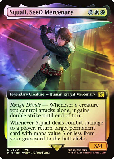 MTG FF SeeDの傭兵スコールSquall, SeeD Mercenary Squall, SeeD Mercenary | FINAL FANTASY | Star City Games