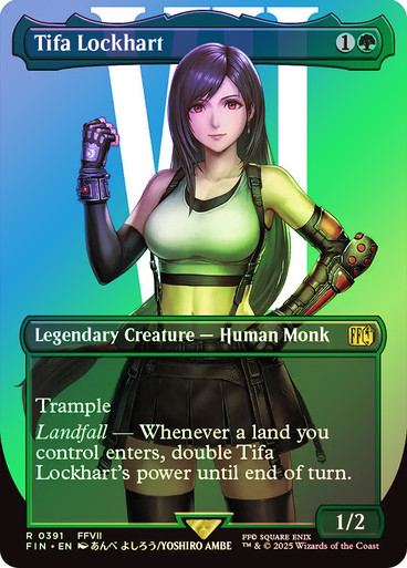 Tifa Lockhart (#391) (Borderless) | FINAL FANTASY - Variants