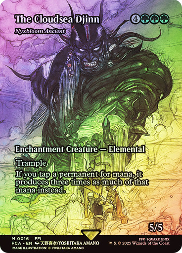Nyxbloom Ancient (The Cloudsea Djinn) (Borderless) | FINAL