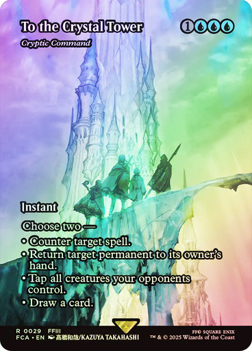 Cryptic Command (To the Crystal Tower) (Borderless) | FINAL FANTASY