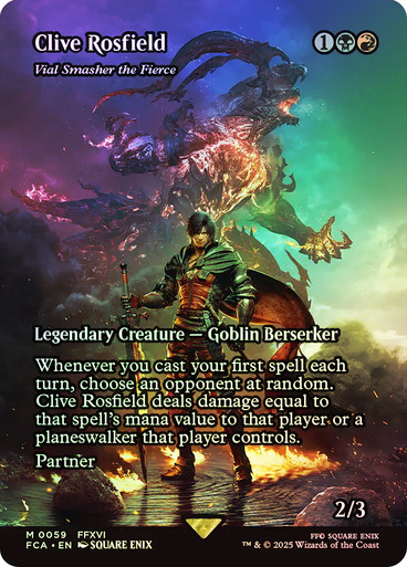 Vial Smasher the Fierce (Clive Rosfield) (Borderless