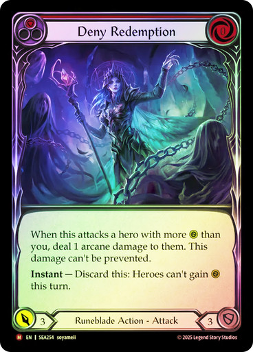 その他 Flesh and Blood will of arcana RF Deny Redemption | High Seas | Star City Games