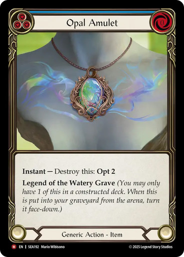 Platinum Amulet (Treasure) - High Seas - Flesh and Blood TCG