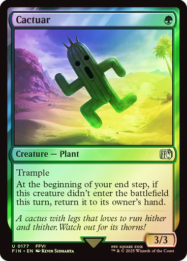 final fantasy mtg cactus Ultra Pro Binder 4-Pocket: loading pockets help keep cards in place Black webbed pages and matching elastic strap closure The PRO Cactuar | FINAL FANTASY |