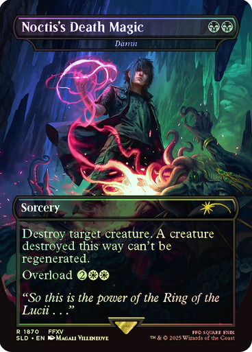 Damn (Noctis's Death Magic) (FINAL FANTASY) | Secret Lair Drop