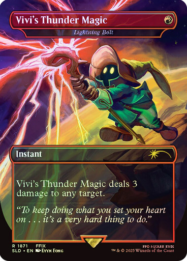 Lightning Bolt (Vivi's Thunder Magic) (FINAL FANTASY) | Secret Lair Drop |  Star City Games