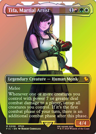Mtg 格闘家、ティファ/Tifa, Martial Artistサージフォイル TifaMartialArtist206__16589.