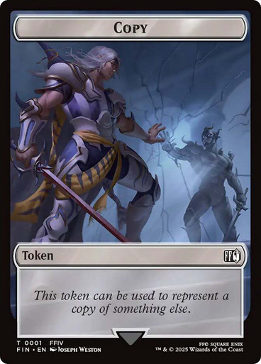 {Copy Token} // {Hero Token} (MTG-FIN-T01T02-ENN)、Magic: The Gathering、kayou