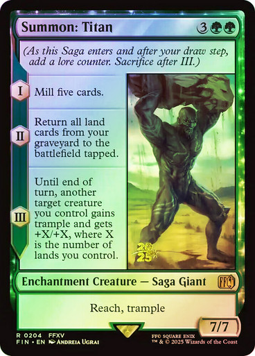 Summon: Titan、Magic: The Gathering、kayou